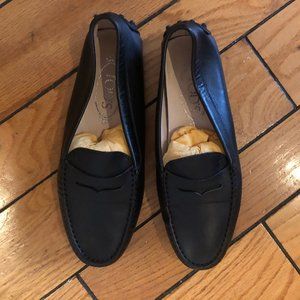 TOD's Black Gommino driving loafers